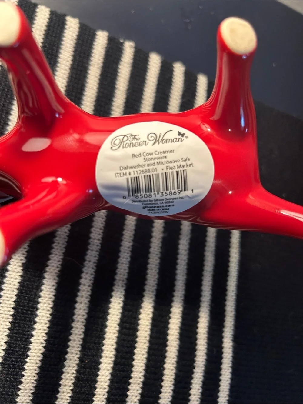 The Pioneer Woman Flea Market Red Cow Creamer
